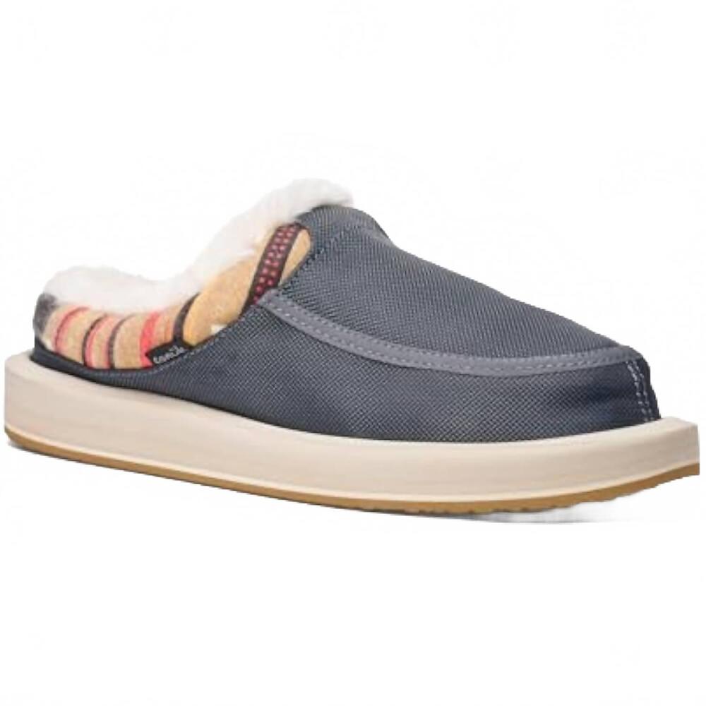 NEW SANUK women's donna cozy slippers in grey